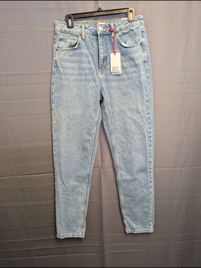 BDG Pale Blue High-Rise Tapered Jeans